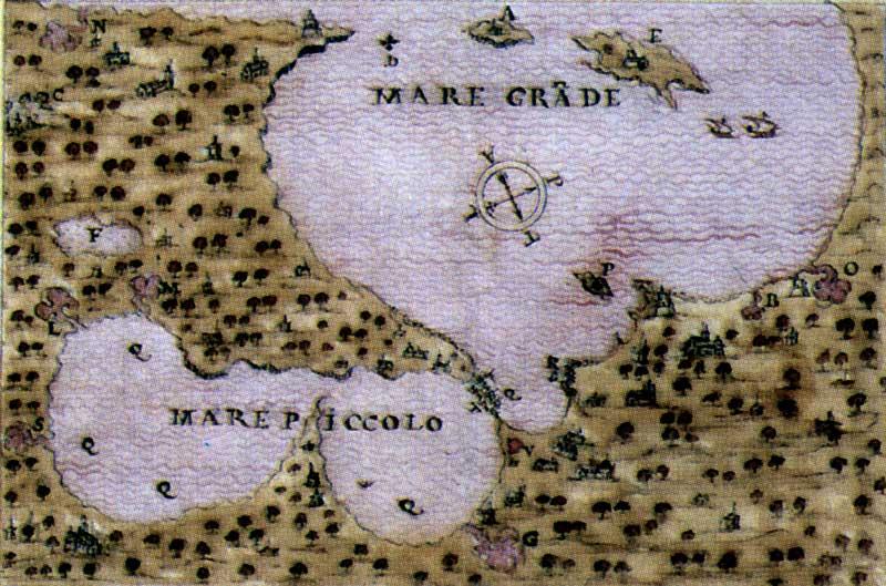 Castello2bis.jpg - Thopographia del sito di Taranto (da Castello)