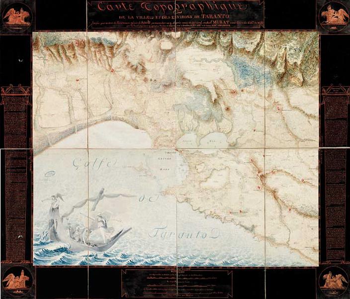 Napoleone.jpg - Carta topografica della attuale provincia di taranto, redatta in età napoleonica (1801)